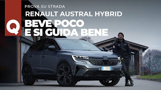 Renault Austral Hybrid non le manca nulla comprese le 4 ruote sterzanti I consumi RILEVATI [upl. by Omolhs]