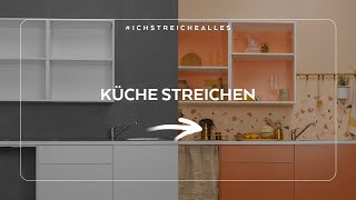 Großes Küchen Makeover  DIY  alte Küche neu streichen  MissPompadour [upl. by Resay]