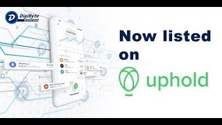 DigiByte DGB  Uphold Listing  UTRUST and the Champions League [upl. by Dougy]