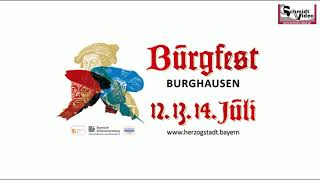 Ankündigung Burgfest Burghausen 2024 [upl. by Novaelc983]