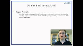 Privatjuridik  Domstolarna  Del 5  Allmänna domstolar  Högsta domstolen [upl. by Shurlocke]