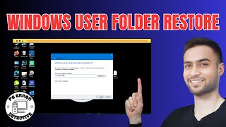 How to Restore User Folder on Windows 10 Desktop [upl. by Wichern]