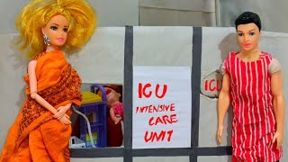 തടിയൻ 175Barbie doll all day routine in indian villageBarbie doll bedtime story Barbies fits😥 [upl. by Ynnaej]