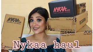 Non sponsored Nykaa huge haul [upl. by Sugirdor]