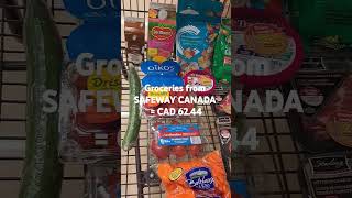 Grocery shopping  SAFEWAY CANADA onsale groceryshopping smallyoutuber [upl. by Dadivitan189]