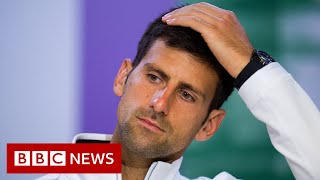 Novak Djokovic breaks silence over Covid vaccine refusal  BBC News [upl. by Aninat]