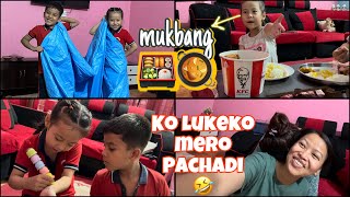 Aanie Ko ghara ko aayo🤔 Mukbang garnu paryo feri AANIE lai 🍱🥘ko sanga hola😱 [upl. by Oak]