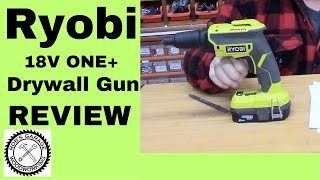 Ryobi Drywall Gun Review [upl. by Allveta]