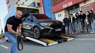 Купил BMW X5M в Корее в обход САНКЦИЙ везу в Россию Цены на Корейское авто для РОССИЯН [upl. by Namrej]