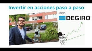 Broker DEGIRO tutorial en español guía para comprar acciones paso a paso SOLO España [upl. by Reg]