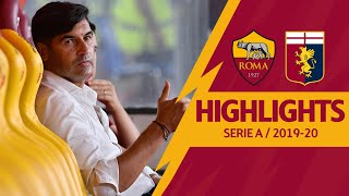 LA PRIMA DI MISTER FONSECA  Roma 33 Genoa  Serie A Highlights 201920 [upl. by Ttirrem821]