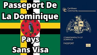 Passeport De La Dominique  Pays Sans Visa 2024 [upl. by Dasya767]