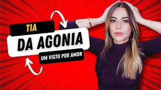 O JACU CAÇADOR DE VISTO BR E A BRASILEIRA EMOCIONADA  TIA DA AGONIA [upl. by Amluz]