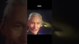 Charlie Watts pays tribute to Mick Keith and Ronnie [upl. by Samp]