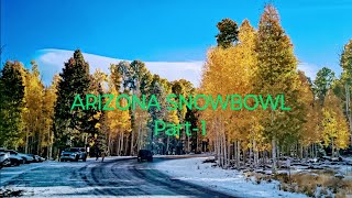 Arizona Snowbowl 101924 Aspen Trail towards Humphreys Peak in 4K HDR SnowFall arizona snowbowl [upl. by Lupiv]