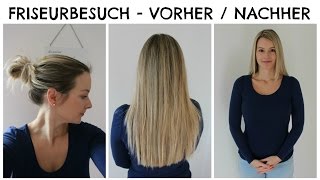 FRISEUR  Vorher  Nachher I Blonde Haare färben amp schneiden I AnnaBirdie [upl. by Marks]