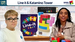 Line it amp Katamino Tower Gigamic  Spiel Essen 2023 [upl. by Codie]