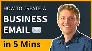 How to Create a Business Email Address in 5 Mins 2024 [upl. by Haropizt]