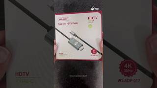 type c to tv cable connector unboxing review short unboxing review [upl. by Monjan]