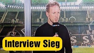 länderspiel Deutschland gegen Griechenland bundestrainer im Interview  dfb em2024 deutschland [upl. by Athalee]