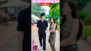 Korean girl unexpected twist 😱 funny couple drama funny dance shortvideo trending comedy [upl. by Uyerta]