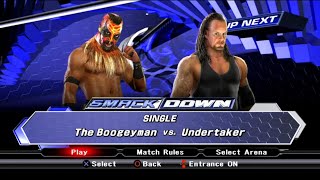 WWE Smackdown vs Raw 2009  The Boogeyman vs Undertaker [upl. by Shank96]