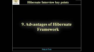 HB09 Hibernate Framework  Advantages [upl. by Nemad]