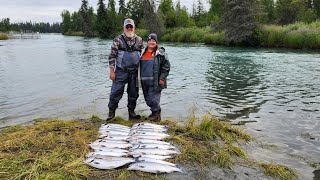 Sockeye Salmon Fishing  Kenai River  Soldotna Alaska [upl. by Ahsaenat117]