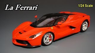 Tamiya 124 Scale La Ferrari 조립과 도색 469 [upl. by Neehsar]