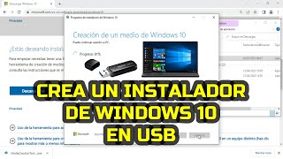 Cómo crear un instalador de Windows 10 en USB [upl. by Aurthur]