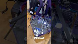 Backpack mod for the Positron with LDO motors seen at 3DPrintopia [upl. by Annaeed]