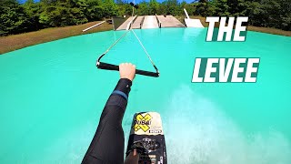 WAKEBOARDING  POV  THE LEVEE [upl. by Harmaning]