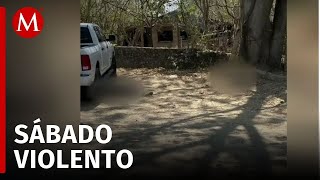 Doble asesinato en estacionamiento de restaurante en Colima [upl. by Siugram184]