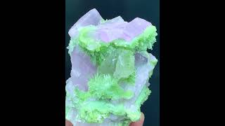 Green Tourmalines with Pink Kunzite Pollucite and Quartz [upl. by Misa]