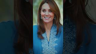 Kate donned a periwinkle blue kurta amp trousers for a visit w school children in central Islamabad [upl. by Gladis]