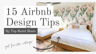 15 ShortTerm Rental Design Tips [upl. by Ailene363]