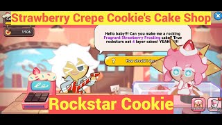 Strawberry CC Cake Shop Rockstar Cookie 5 Hearts  Rockstars Cake Cookie Run Kingdom [upl. by Phelps327]