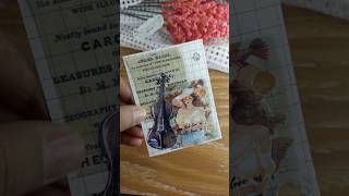 Journal with me shorts scrapbooking asmr journaling sticker scrapbook journal [upl. by Lindbom369]