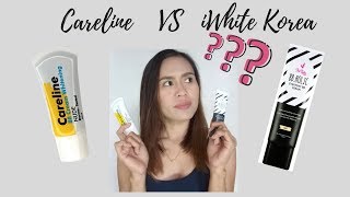 Careline BB Cream vs IWhite Korea BB Holic Comparison Review [upl. by Tnert]