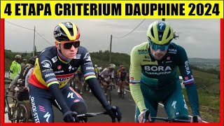 4 ETAPA CRITERIUM DAUPHINÉ 2024 ROGLIC y REMCO BATALLA EN LA CRONO [upl. by Lubeck]