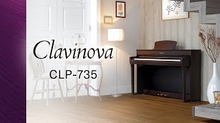 YAMAHA CLAVINOVA CLP735 [upl. by Nylirak]