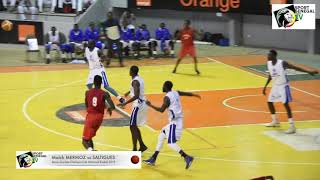 4eme Journée Championnat National Basket Homme D1 Match MERMOZ vs SALTIGUE [upl. by Anewor]