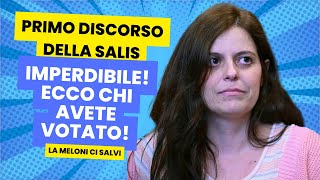 IL PRIMO DISCORSO DI ILARIA SALISSE PENSAVAMO DI AVER VISTO IL PEGGIOCI SBAGLIAVAMOE DI GROSSO [upl. by Natassia655]