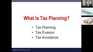 Chapter 2 Fundamentals of Tax Planning [upl. by Axe]