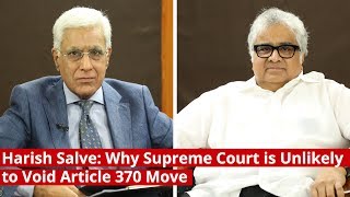 Harish Salve Why Supreme Court is Unlikely to Void Article 370 Move [upl. by Kaiser]