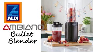 Aldi Specialbuys  Ambiano Bullet Blender  It went ballistic [upl. by Jemima386]