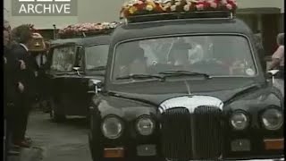 Ray Smallwoods funeral in Lisburn former UDA man and UDP Member shot by the IRA 14th july 1994 [upl. by Duky]