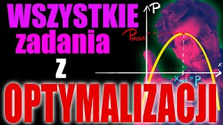 Zastosowanie funkcji kwadratowej w zadaniach optymalizacyjnych  zadania maturalne 20232024 [upl. by Natalia]