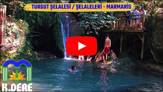 Doğanın İçinde Gizli Kalmış Turgut Şelalesi  Şelaleleri Marmaris  Muğla  Waterfall KDERE [upl. by Udele]