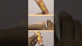 Miniso hand cream almond handcreamtube skincare miniso youtubeshorts beauty productreview [upl. by Atnek]